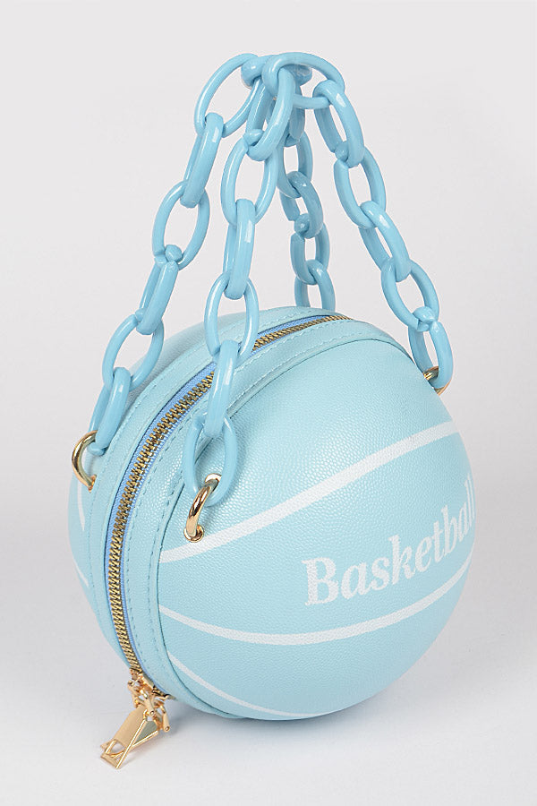Free Throw Chained Basketball Handbag