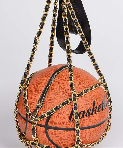 Free Throw Chained Basketball Handbag
